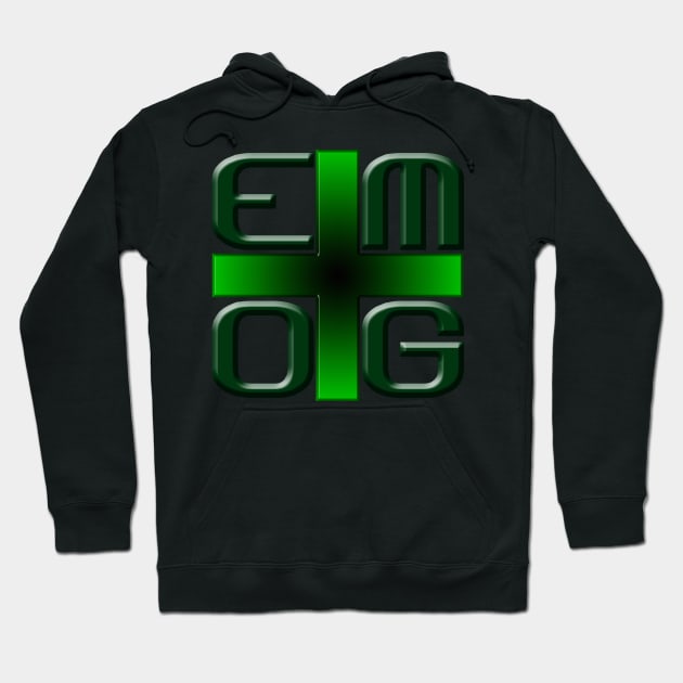 'EmOG's Green Cross Hoodie by EmOGisCompany